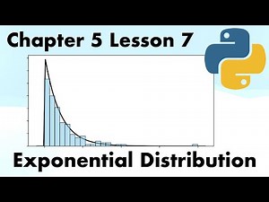 The Exponential Distribution | Full Course On Statistics for Data Science with Python.