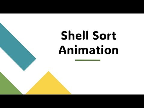 Shell Sort Animation