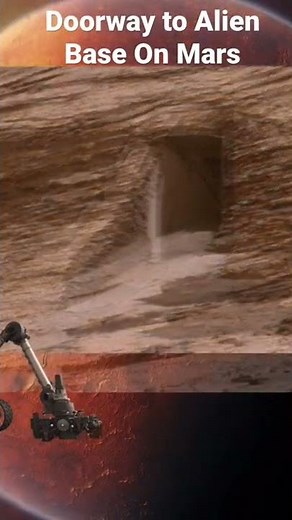 NASA’s Rover Found Doorway to Alien Base on Mars?@thecosmosnews #shorts #mars