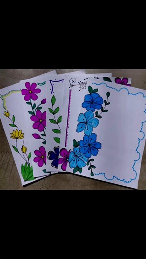 5 Easy border designs