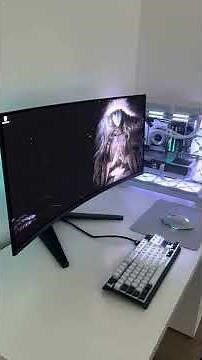 AlienFX Curved Qd-OLED Gaming Monitor | Alienware 4K QD OLED Gaming Monitor #monitor