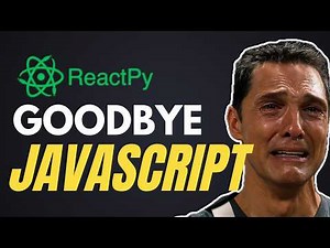 ReactPy: Python Can NOW Make UIs (Just Like React)