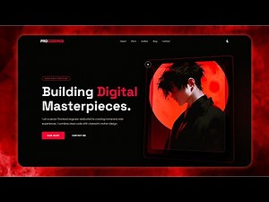 Create a Portfolio Website Using HTML and CSS only - Easy and Step by Step Tutorial