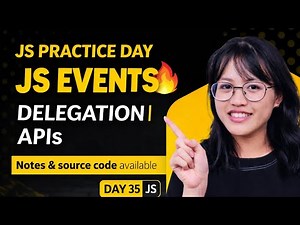 JavaScript DOM Events Explained 🔥Event Delegation, Forms & Validation, Browser APIs | Day 35|