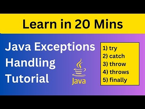 Java Exceptions Handling Tutorial For Beginners
