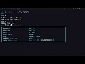 The Python import Statement