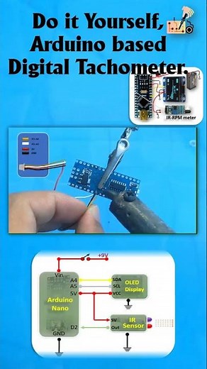 Tachometer (RPM Meter) || DIY Arduino Project
