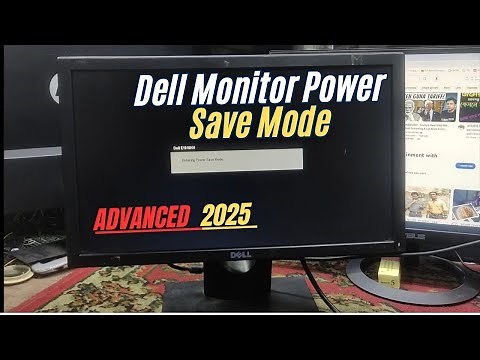 Dell Monitor Power Save Mode: DIY Repair Guide 2025 || Created by Afjal Hossain