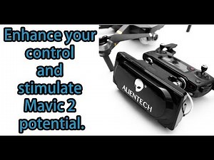 DJI Mavic 2 RC modified + ALIENTECH pro booster antenna 大疆御2+增程天线【ALIENTECH 火星人】