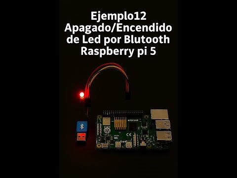 Turn an LED on and off from your phone via Bluetooth! 📱💡 Raspberry Pi 5 + Python