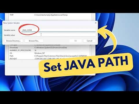 How to Setup Java Path in Windows 11 Permanently