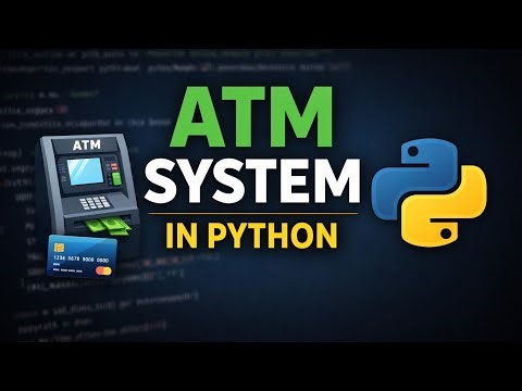 ATM System in Python | Beginner Python Project. #code