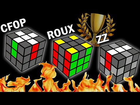 The BEST Speedcubing Method? [CFOP/ROUX/ZZ] Comparison
