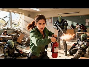 The Alien Army Attacked the Class — But The Human Girl Beat Them With Her Unseen Tactics!" HFY BEST