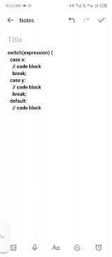 switch statement in java