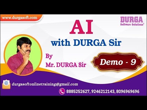AI with DURGA Sir tutorials || Demo - 9 || by Mr. DURGA Sir On 20-01-2026 @7PM (IST)