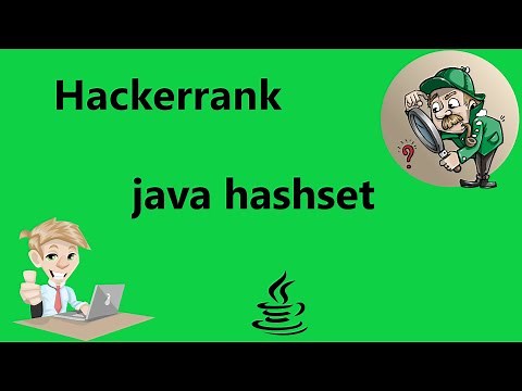 java hashset hackerrank solution | realNameHidden