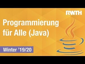 Programmierung für alle (Java) • WS 2019/20 • Vorlesung 1: Einführung