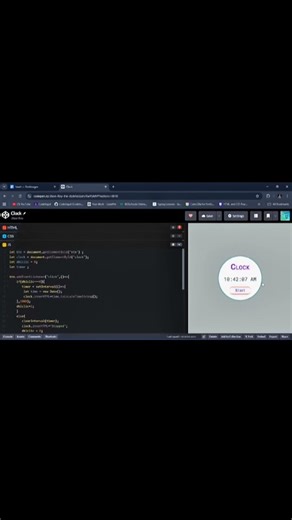 Alam’s Clock #html #css #javascript #webdevelopment #programming #learncodes #tipsandtricks