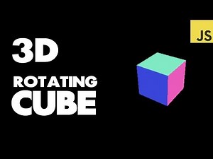 How to Create a 3D Rotating Cube in Javascript | ThreeJS | Basic Explanation