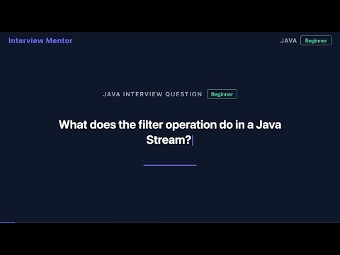 Java Stream filter() Explained in 90 Seconds