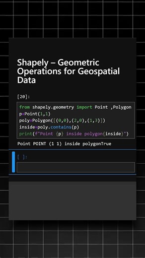 Shapely Geometric Operation for Geospatial Data | Python Coding