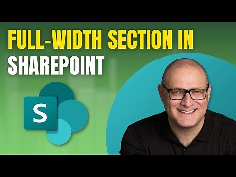 How to add a Full Width Section to a SharePoint Page