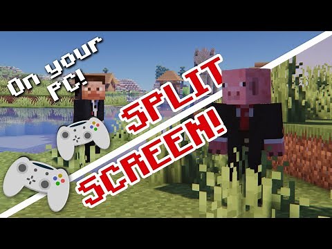 Splitscreen for Minecraft Java (Fabric)