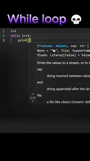 Power of while loop 💪🏼| #whileloop #python #programming #coding #viral #shorts