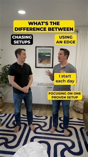 What’s the difference between chasing setups vs. using an edge 📈