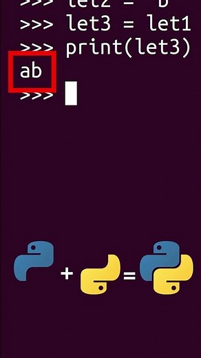 Concatenating Python Strings! #python #coding