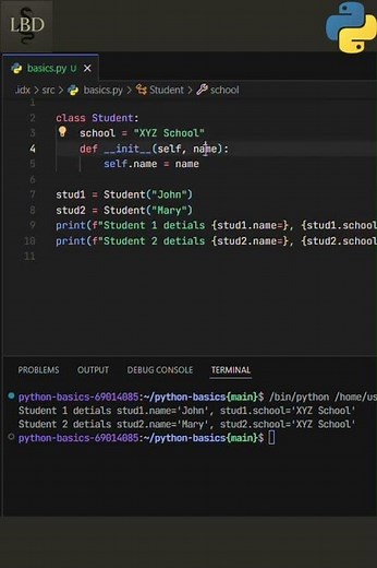Python Basics - Class Vs Instance Variables