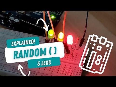 Arduino Explained: Random Brightness of 3 LEDs Using random() and randomSeed()