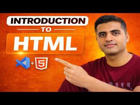 Full Stack Web Development Course 2026 | Introduction to HTML & VS Code Setup ( Lec 1 )