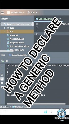 How to Declare a Generic Method in Java | Explained with Examples