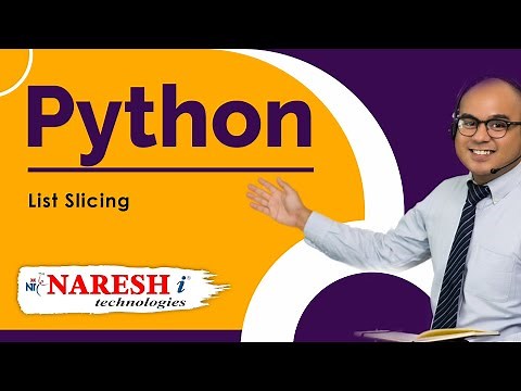 List Slicing | Python List Tutorial | Python List Programs | Naresh IT