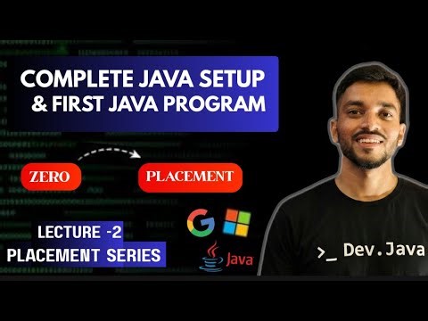 Complete Java Setup Guide 2026 | Windows, Mac, Linux & Hello World Explained | Dev.Jav