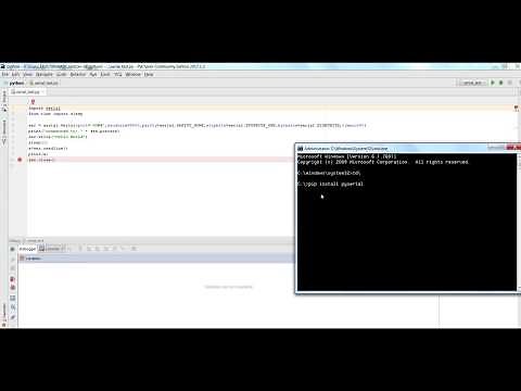 Simple serial port example using Python.