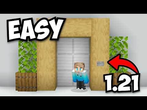 Minecraft's EASIEST Working Elevator | 1.21.6 Tutorial