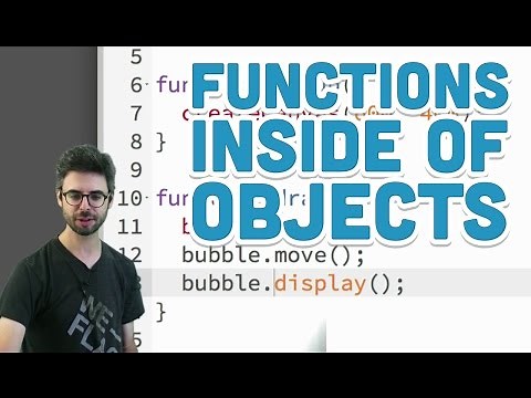 5.4: Functions Inside of Objects - p5.js Tutorial