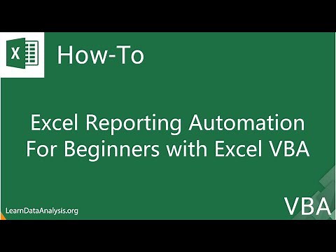 Learn Excel Reporting Automation For Beginners with Excel VBA (Code Included)