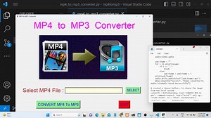 Python 3 Tkinter Script to Convert MP4 Video to Mp3 Using MoviePy & FFMPEG GUI Desktop App