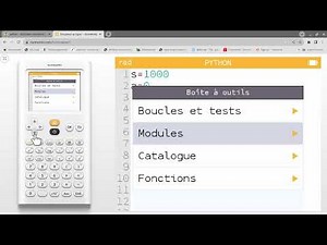 Python avec la calculatrice Numworks