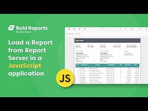 How to Load a Report from Report Server in a JavaScript Application (Classic)