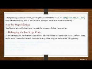 Troubleshooting the Delete Function in JavaScript