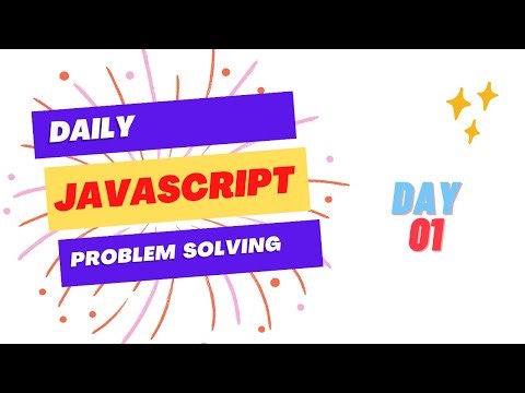 Daily JavaScript Problem Solving - Day 01 || Matchstick Houses
