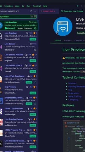 See Changes Instantly in VS Code! (Live Preview) 🚀