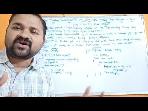 Inter-thread communication in Java || wait() and notify() || Thread Class methods In java Part7