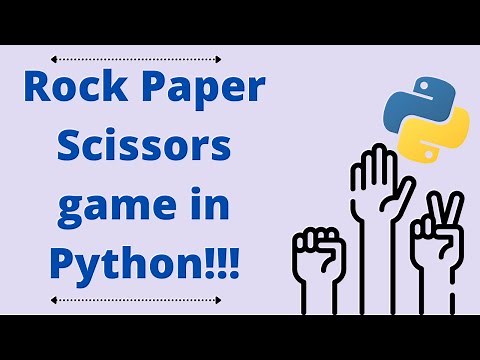 How To Make A Rock Paper Scissors Game in Python | Python Project Ideas