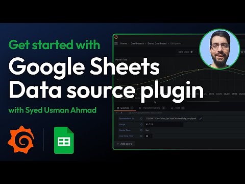 Getting Started with Google Sheets Data Source Plugin - Visualize your Spreadsheets | Grafana